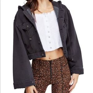 Free People Dreamer Jacket In Dark Grey